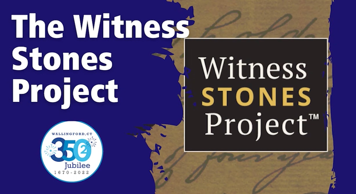 Witness Stones Project at the Wallingford Public Library