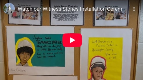 Kingston Congregational Church Witness Stones Installation Ceremony